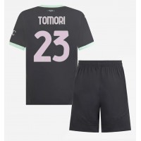 AC Milan Fikayo Tomori #23 Tredje Tröja Barn 2024-25 Kortärmad (+ Korta byxor)